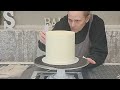 REAL TIME Cake Decorating! | Trending Winter Cake Colors | Spatula Texture|Cake Decorating Tutorial