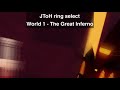 JToH ring select + World 3 pictures!