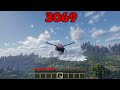 Flight Minecraft in 2024 vs 3069