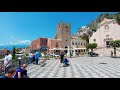 Taormina, Sicily Walking Tour [4K|60fps]