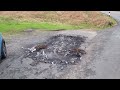 Remains of a Hybrid Car Fire.
