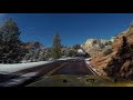 Snow day  at Zion National Park HD 1080p