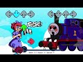 FNF The Amazing Digital Circus VS Thomas and Friends Sings Pony Girl | Thomas' Railway Showdown FNF