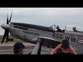vintage P-51 Mustang giving rides at Groton Connecticut Airport