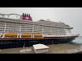 Disney Cruise Line Horn Battle Between Disney Wish and Disney Magic