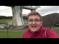 Riding The Falkirk Wheel | ROTATING Boat Lift In Scotland!