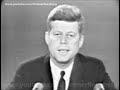 October 22, 1962 - President John F. Kennedy addresses the nation on the crisis in Cuba