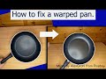 How to repair a bent frying pan. Fixing a Bent Frying Pan