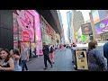 New York City Walking Tour June 13, 2024 - New York City in Summer - Times Square Hot Dog Festival