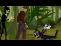 Cartoon cat vs bendy,jason, michael,freddy,leather face and jeff (drawingcartoon 2)