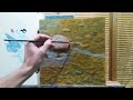 An easy way to draw transparent Water|How to draw stones under water easily #painting