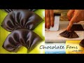 Chocolate Fans I Chocolate Garnishing