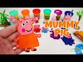 Peppa Pig Family with Play Doh | Learn Colors & Match the Head | Preschool Toddler Learning Video