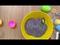 If different colored slimes were mixed with fake water?  #asmr #slime #relaxationsounds