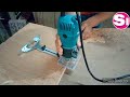 Circle cut with Makita 3709 Trimmer (Very easy)