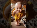 monk little 🌿🌿🌿 #cutebaby #baby #cute #funny #love #foryou #trending #viral #littlemonk #monking