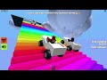 Spider Man Slides in 5,116,872 MPH On a RAINBOW In Roblox!
