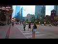 CHICAGO (USA) Walking Tour on Thursday Evening | June 27, 2024 | 4k 60fps Video