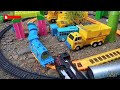 Drama thomas & friends, bus tayo, excavator, truk dump dan kawan kawan