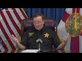 Sheriff Grady Judd delivers remarks on deputy-involved shooting that left a woman dead