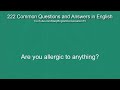 English Speaking Practice - Most Common Questions and Answers in English