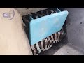 Amazing Dangerous Powerful Shredder & Crusher Machine Crushed Hardest Old Metal Manhole Cover Easily