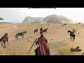 Desert Ambush (Templars Under Attack) | Mount & Blade 2: Bannerlord Gameplay