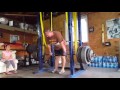 Rack pulls 575 lb (260.8 kg) x 3