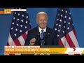 U.S. President Joe Biden speaks at a news conference at the White House | 7NEWS