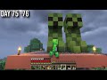 I Survived 100 Days as a Creeper in Hardcore Minecraft.. Here's What Happened...