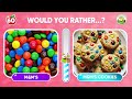 Would You Rather...? JUNK FOOD vs HEALTHY FOOD 🍟🥗🍔 Quiz Kingdom