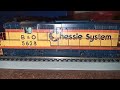 My review of the Chessie System GP7, 5628, by Athearn Genesis Tsunami 2 sound and DCC