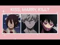 KISS MARRY KILL | My Hero Academia | MHA | BNHA