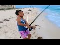 How to look and catch pompano of the beach on falling tide | fort Morgan Alabama