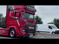 Shaun Thompson and Owen Lawson leaving truckfest Scotland 2024