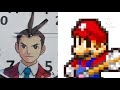 Lore Awesome Mix but Mario and Apollo Justice sing it [FNF]