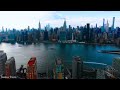 New York 4K Video UHD - Relaxing Piano Music, Beautiful Urban Landscape | Ease Mind, Reduce Stress
