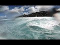 Bodyboarding a Shallow Reef During a Building Swell in Hawaii | Full Paddle Out Raw POV