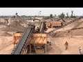 Amazing Quarry Primary Rock Crushing Machine Working | Satisfying Rock Crusher | Stone Crushing