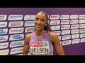 Lina Nielsen reflects on a 'traumatic' week as she finishes seventh in European 400m hurdles final