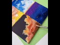 4 seasons acrylic painting inspiration | easy painting techniques when you’re bored #painting