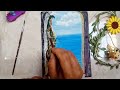 رسم للمبتدئين تعلم خطوة خطوة #foryou #video #landscapepainting #painting @Maliika-Art1979