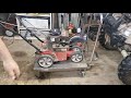 how to restring a lawnmower