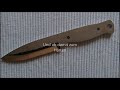 Bushcraftmesser Teil1 Die Klinge