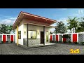 Small House 5x5 Design Full plan