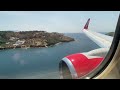 Jet2 Boeing 737-800 fantastic approach and landing into Skiathos! | G-DRTJ