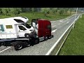 ETS2 Euro Truck Simulator 2 Volvo carring caravans