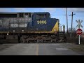 Chasing CSX 9006 (GE YN2 C40-9W) on the CSX Plymouth Subdivision!