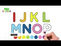 Learn to drawthe letters I-J-K-L-M-N-O-P of the alphabet. Drawings for children.