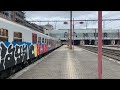 NMBS 2712 + M4 + 2716 in Namur - 2 augustus 2023